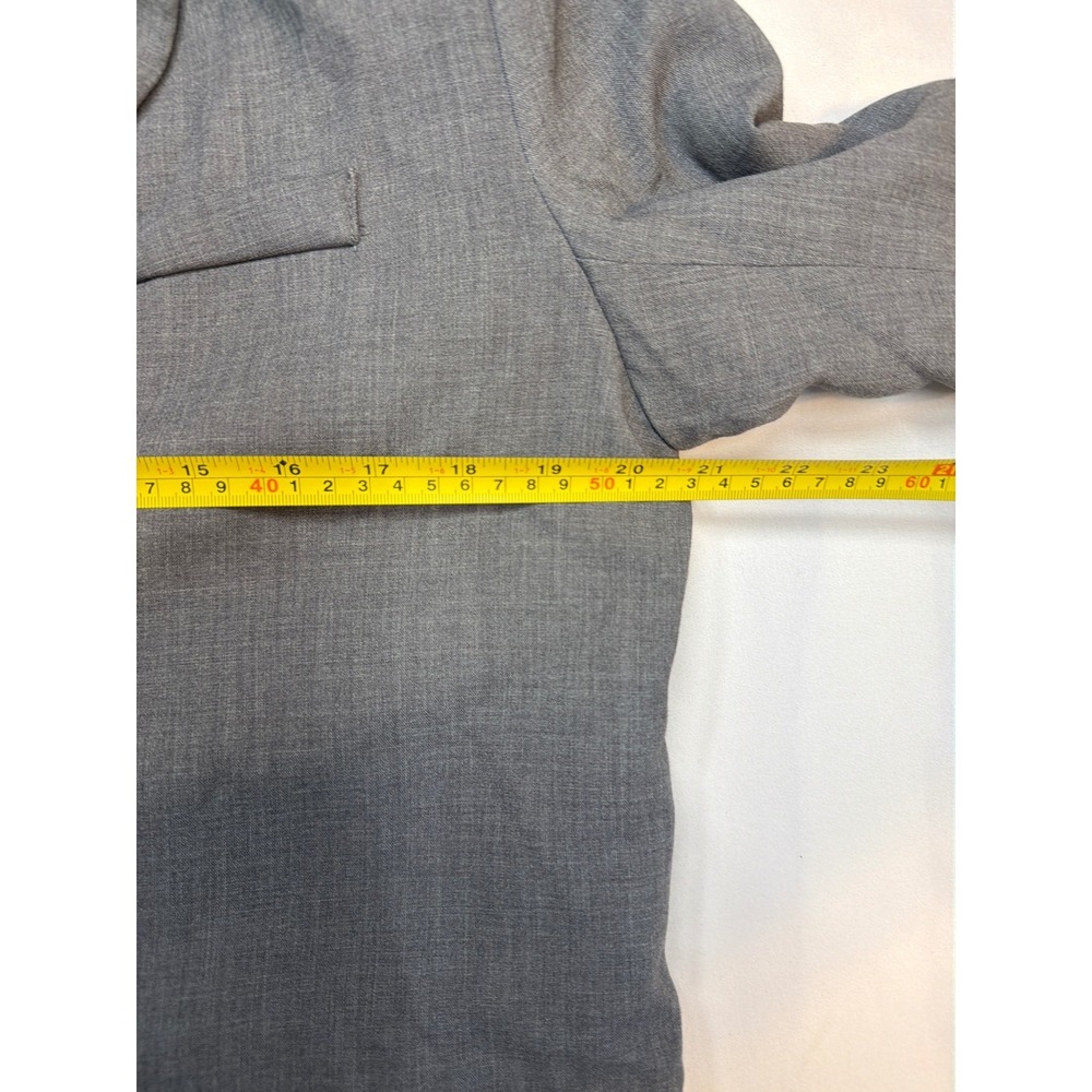 PrettyLittleThing Charcoal Grey Oversized Blazer Jacket US 6 UK 10 NWT Academia - Picture 10 of 10